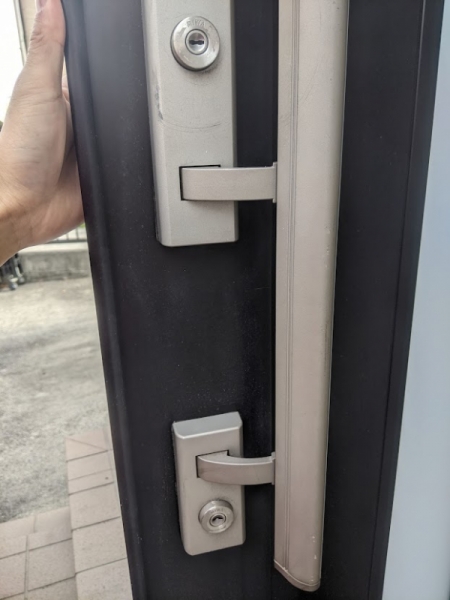 プッシュプル 鍵交換